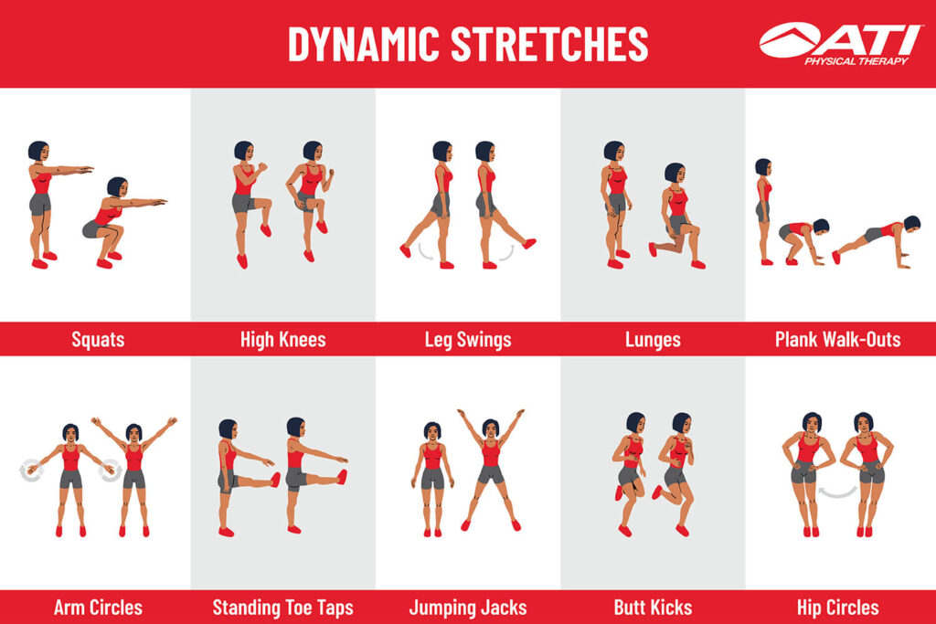 Dynamic Stretches Examples