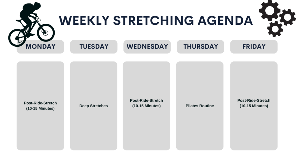 Weekly Stretching Agenda Example